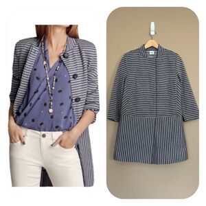 {Cabi} Car Coat in Dappled Stripe Style #5474 - Womens Small - NWT